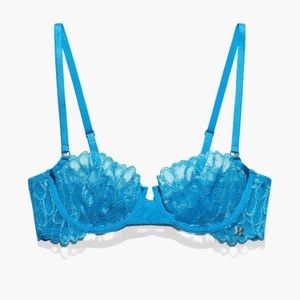 Blue Unlined Bralette
